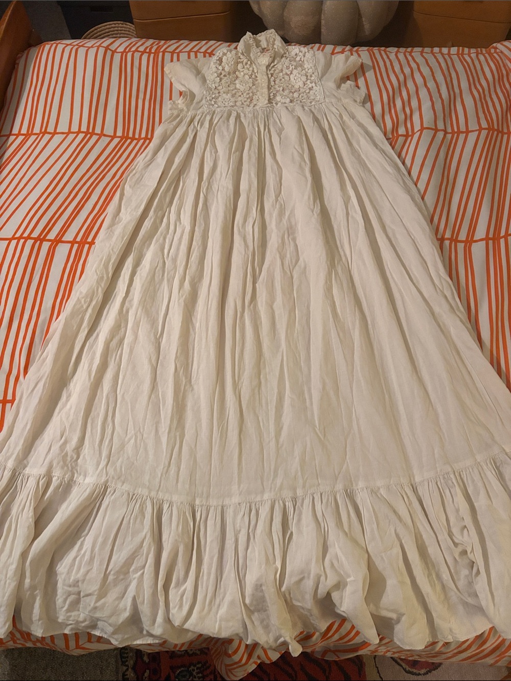 Vintage Aileen’s West for Queen Anne’s Lace San Francisco Nightgown size L